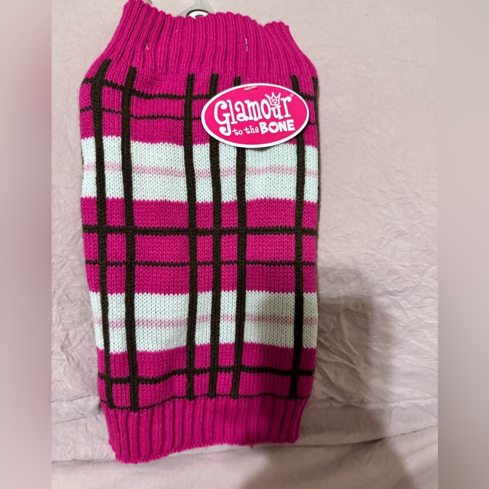 New puppy sweater by Glamour to the bone sz s